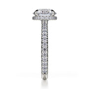 MICHAEL M Crown Engagement Ring